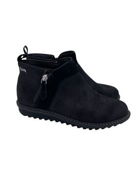 Skechers Arch Fit Mojave Indefinite Bootie in Black Women's Size 8 Comfort Ankle